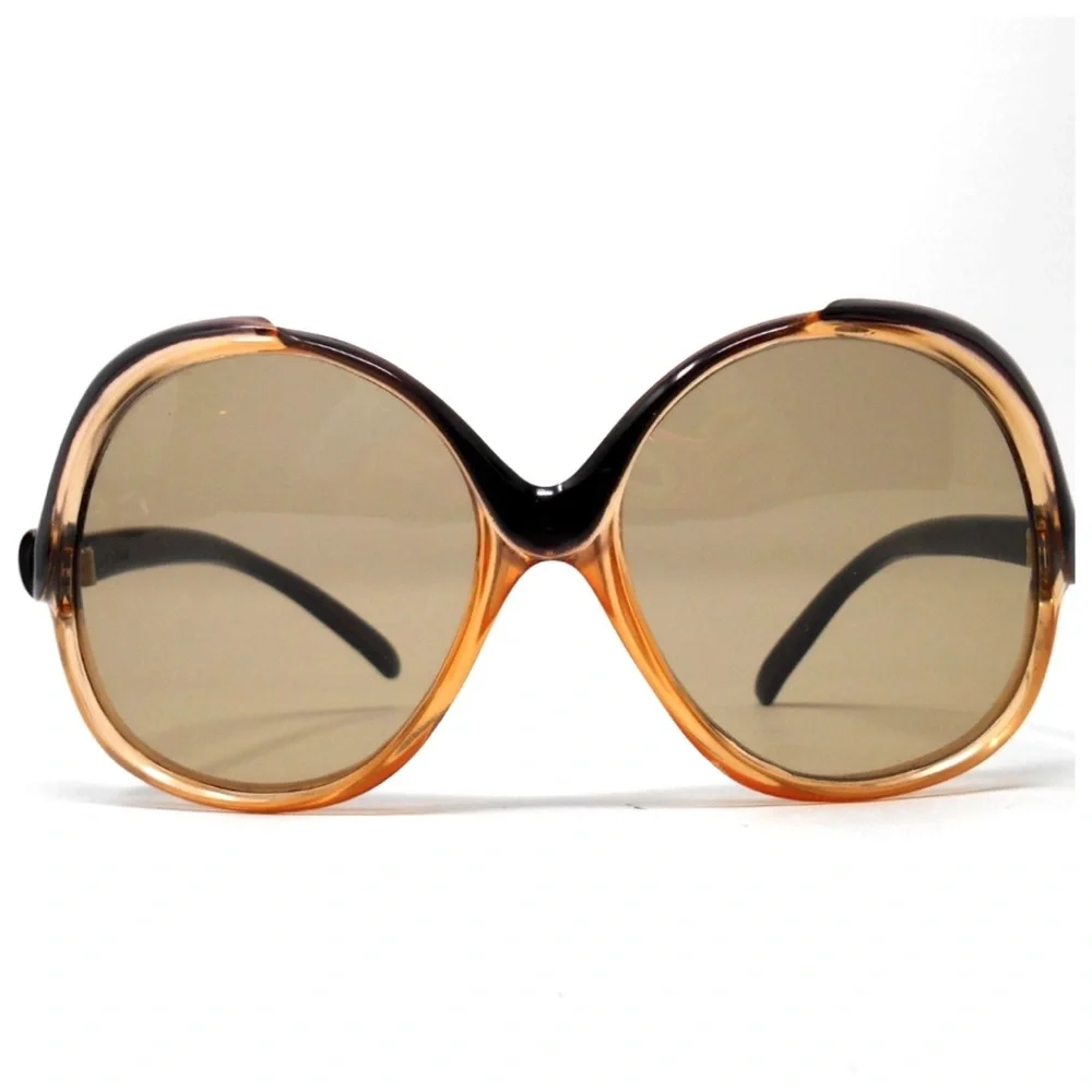 Sold- 1970’s Vintage Oversized Sunglasses, Made in France, Deadstock/Never Worn - Picture 3 of 3